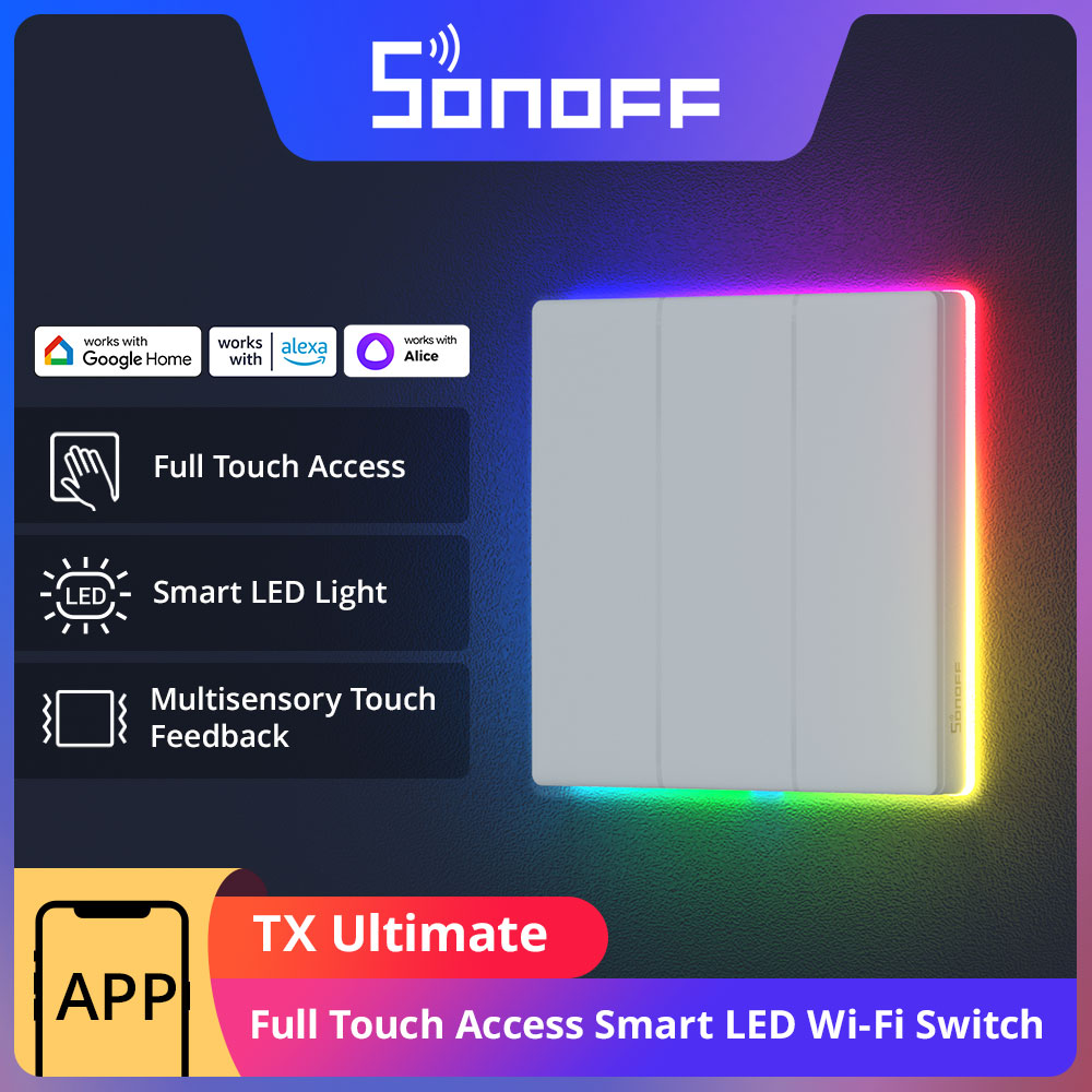 Wifi Led Dimmer - SONOFF TX Ultimate Smart WiFi Wall