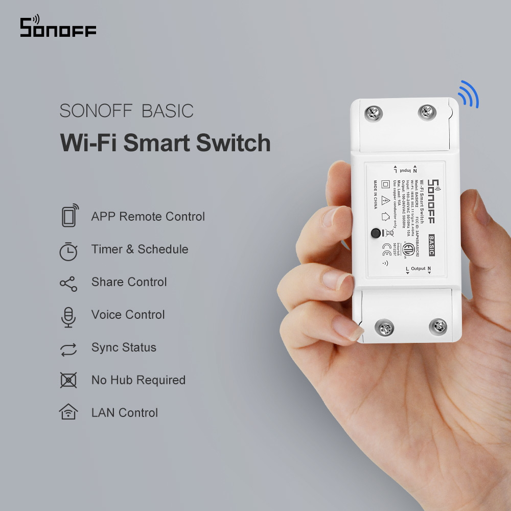 Smart Home Improvement - Itead SONOFF Basic R2 Mini DIY
