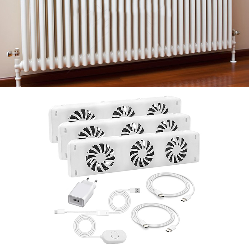 Smart Home Ventilation - 3-Fan Smart Radiator Fan For Heating
