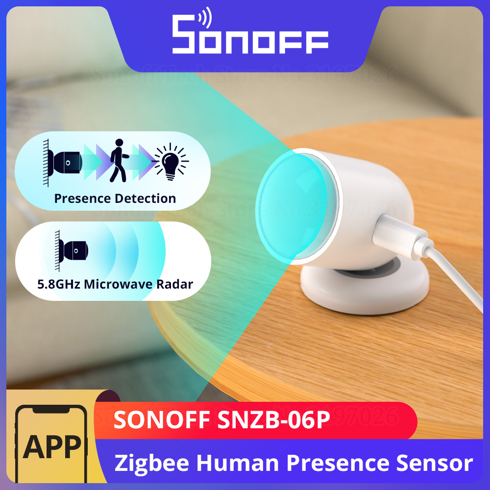 Smart Home Retrofit - SONOFF SNZB-06P Zigbee Human Presence Sensor