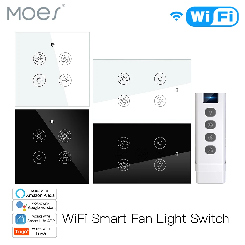 Smart Home Ventilation - New WiFi RF Smart Ceiling Fan