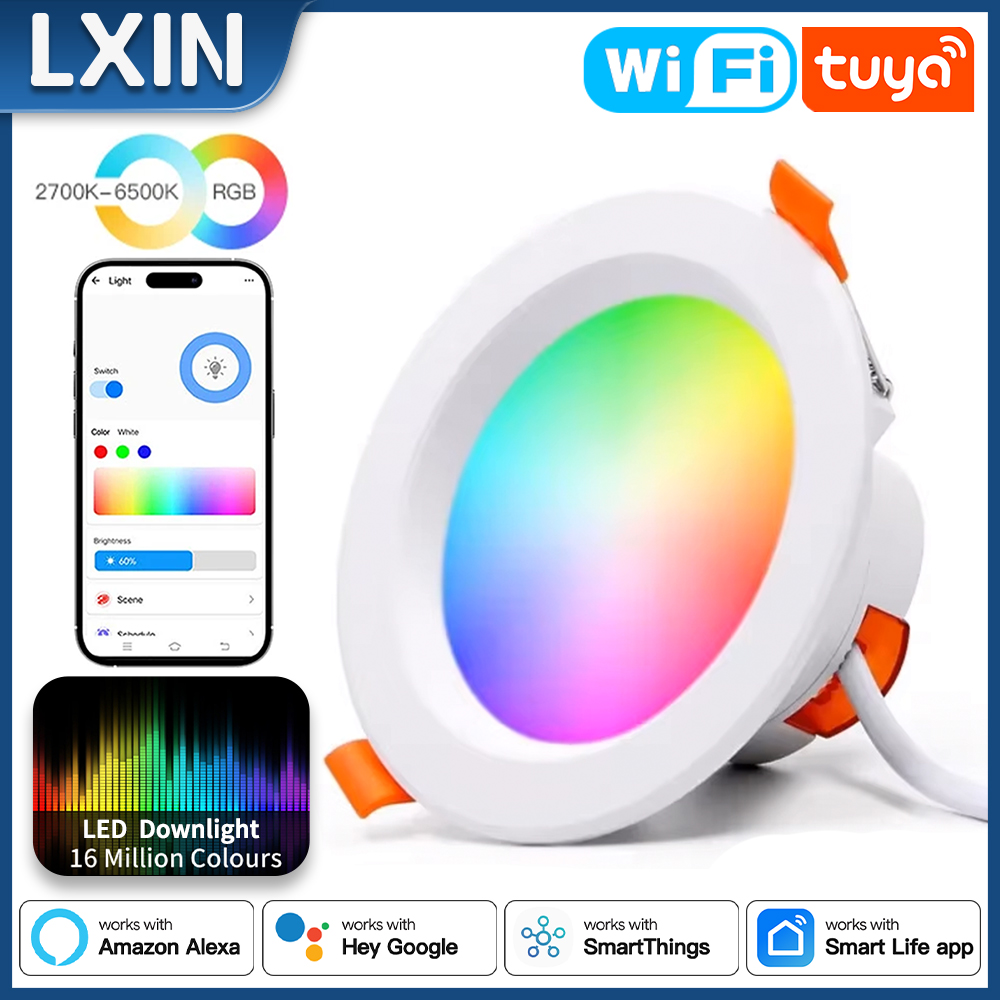 Wifi Led Dimmer - Lxin Tuya Downlight WIFI, 7/9/12/15 Smart