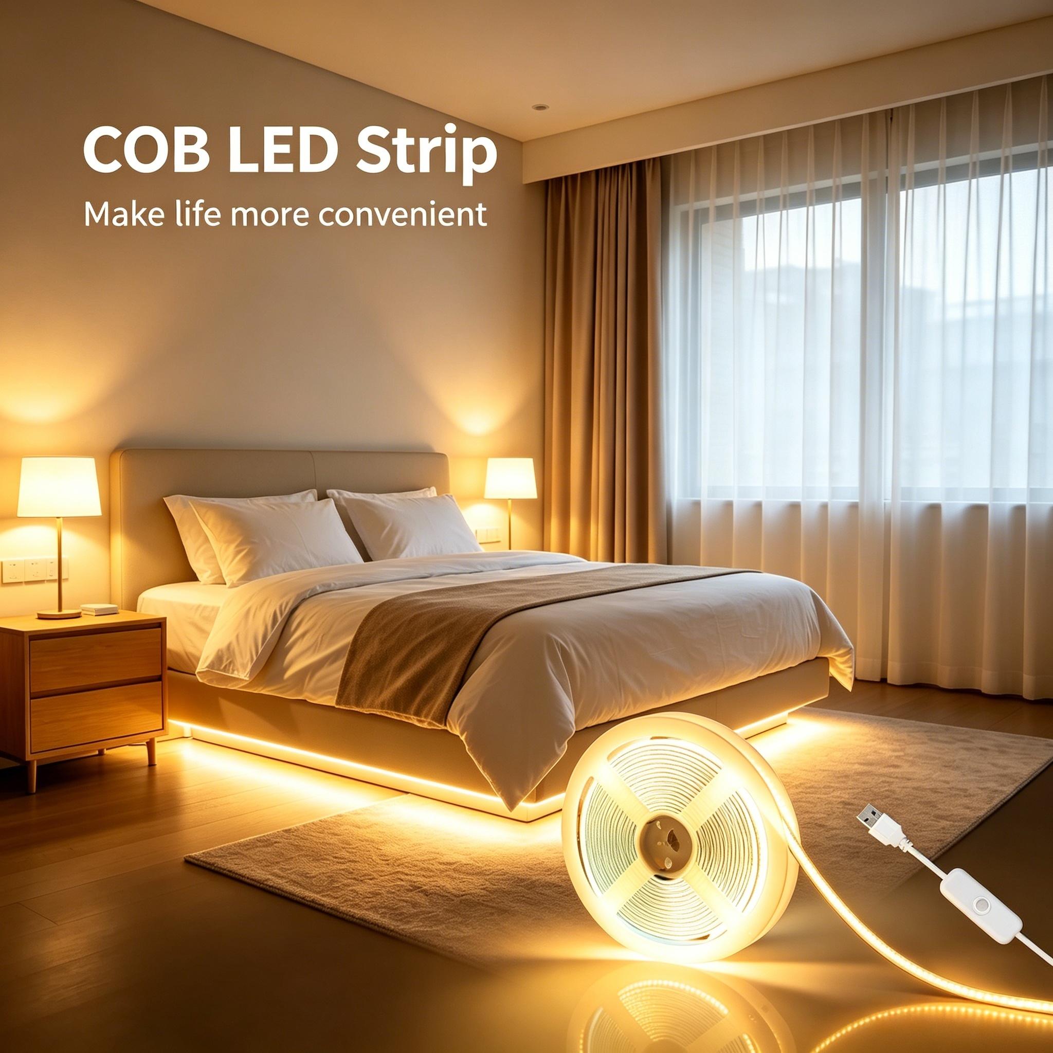 Smart Home Retrofit - Flexible LED light strip with a