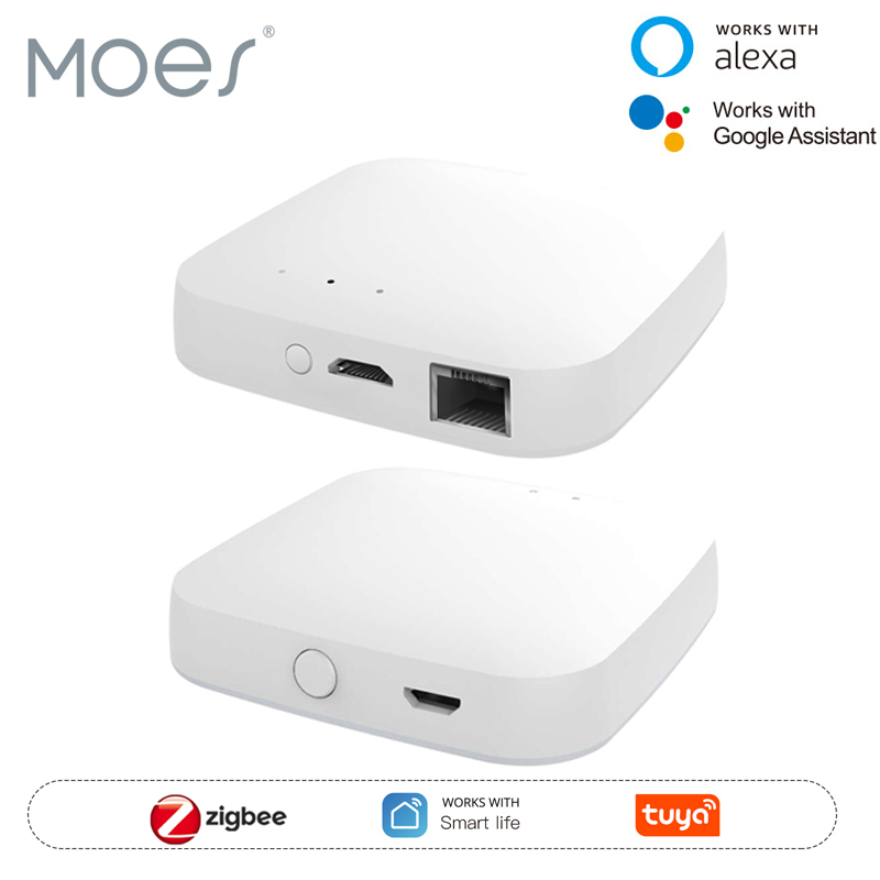 Smart Home Vimar - MOES Tuya ZigBee3.0 Smart Hub, Wireless/Wired
