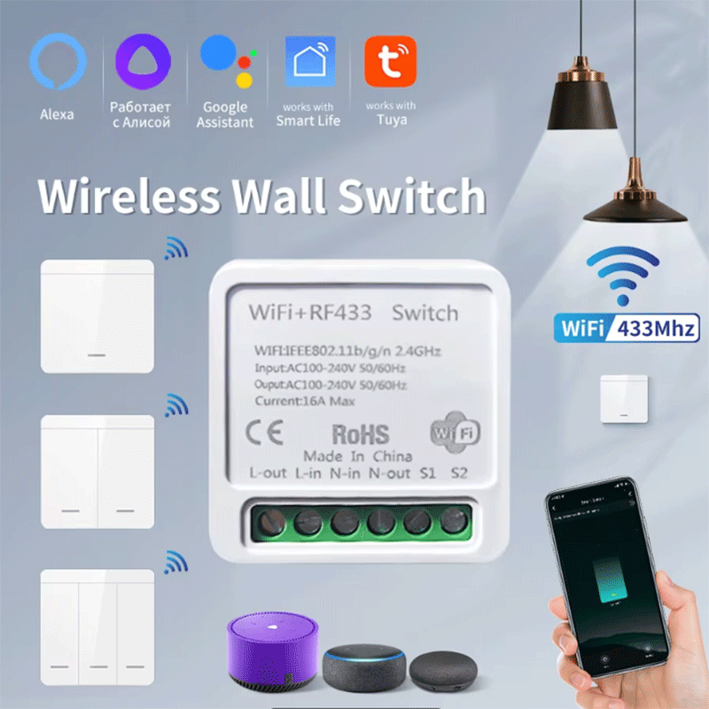 Smart Home Ikea - Tuya WiFi Smart Light Switch Smart