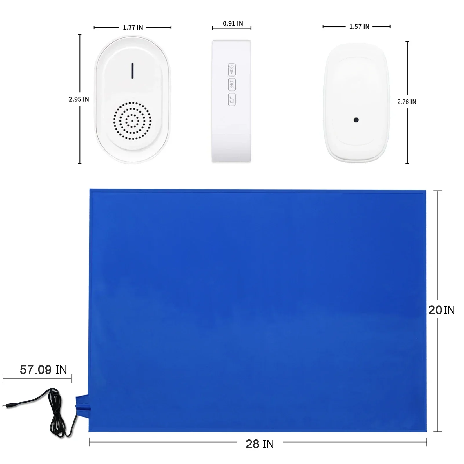 Smart Elderly Home - New Daytech Smart Wireless Bed Alarm
