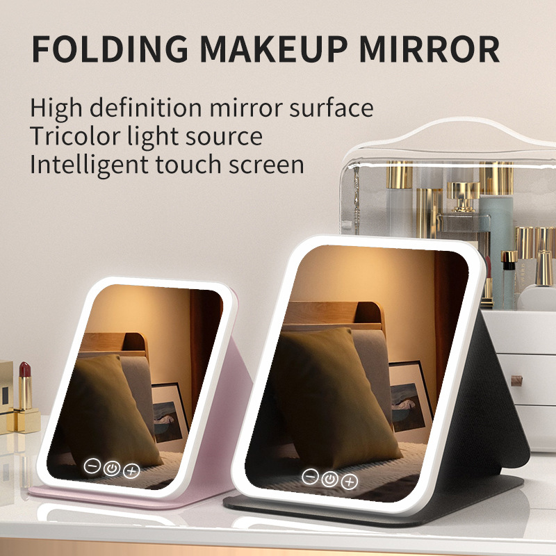 Smart Home Retrofit - 3Color Light Portable Foldable Magnifying Vanity