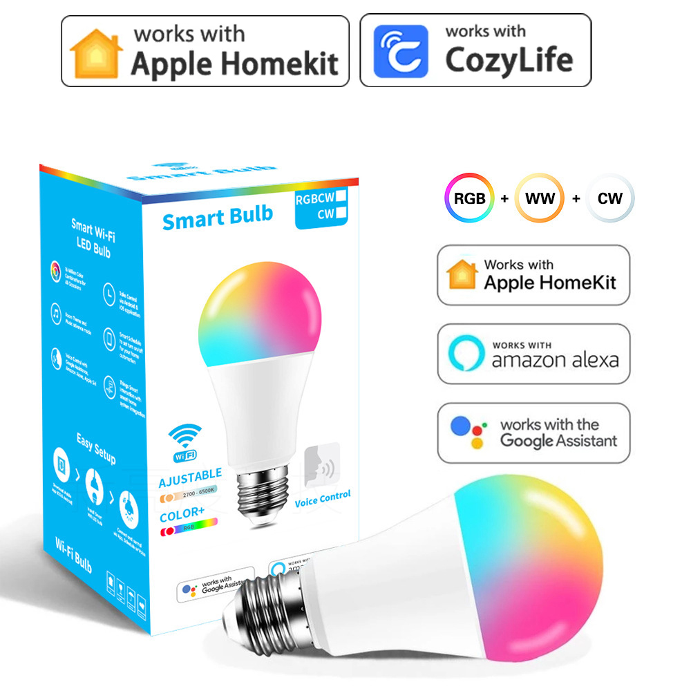 Wifi Led Dimmer - 9W WiFi Homekit Light Lamp E27
