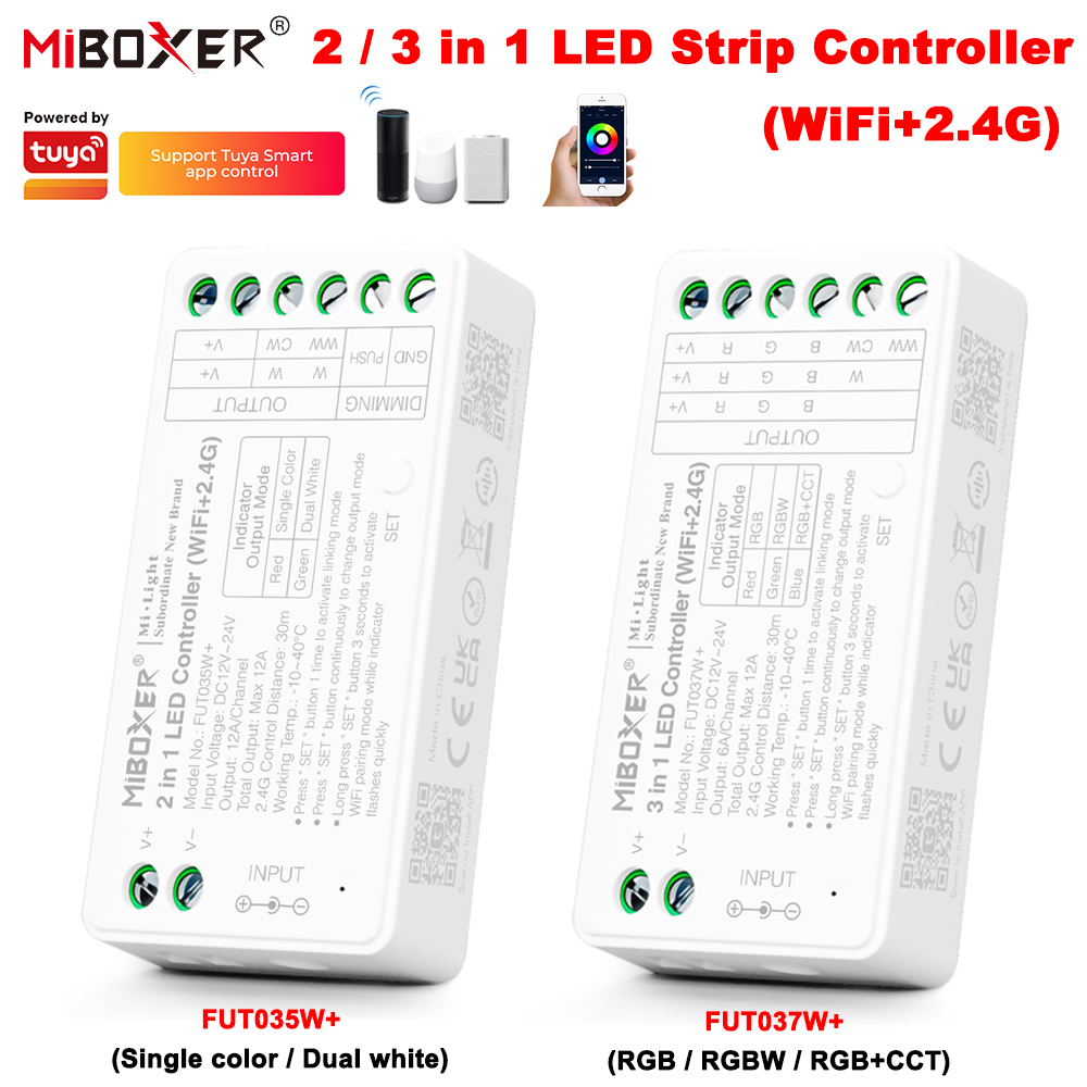 Wifi Led Dimmer - Miboxer FUT035W+ 2In1 FUT037W+ 3In1 WiFi+2.4GHzRF