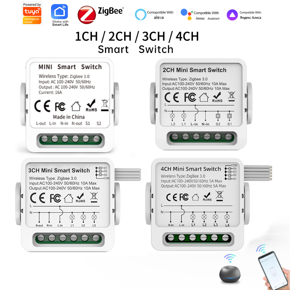 Smart Home Ikea - Tuya Zigbee 3.0 Smart Switch 1/2/3/