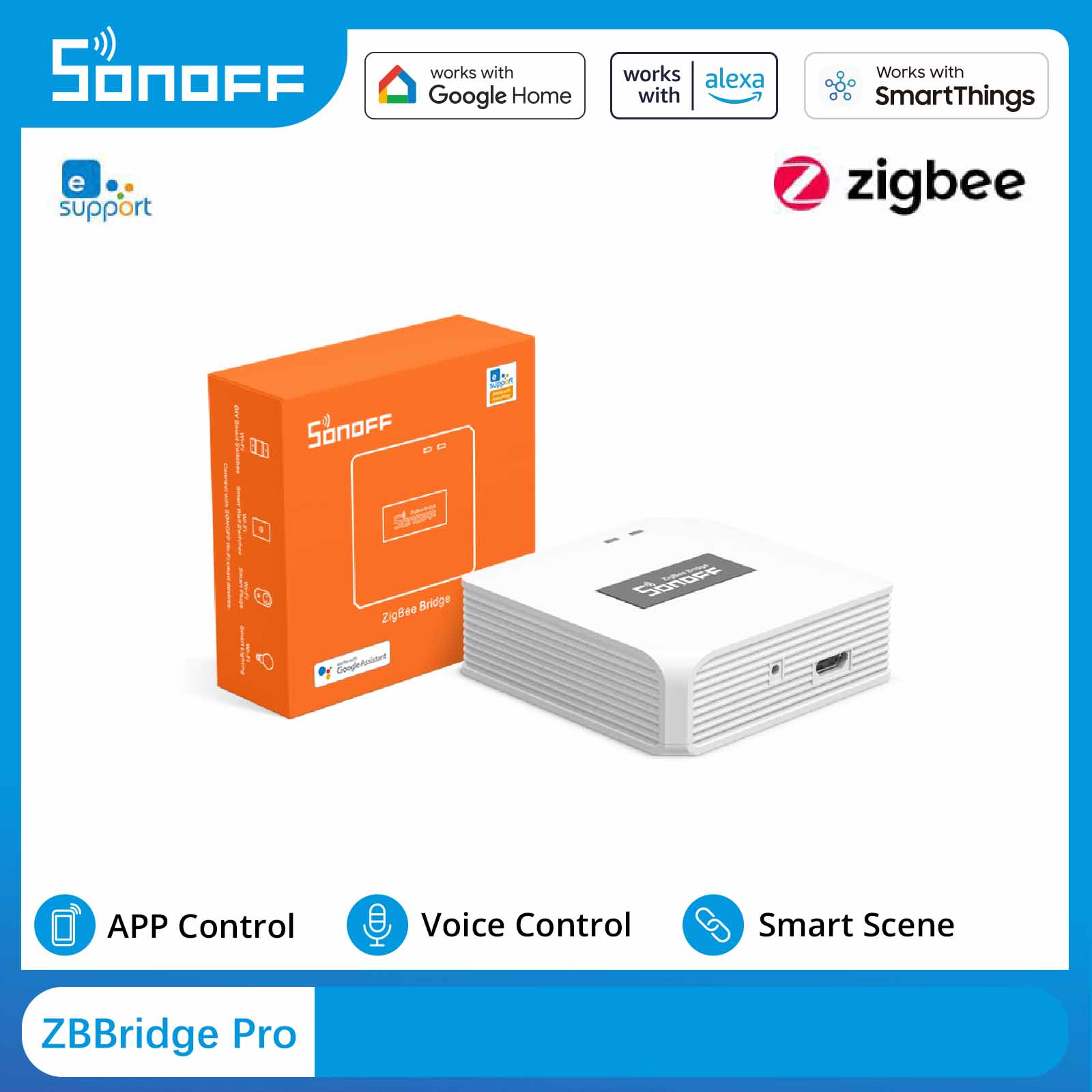 Smart Home Improvement - SONOFF ZBBridge-P ZigBee Gateway Connect ZigBee