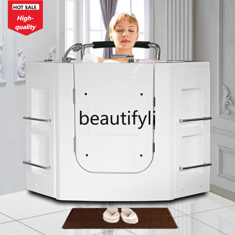 Smart Elderly Home - The elderly barrier-free side door walk-in