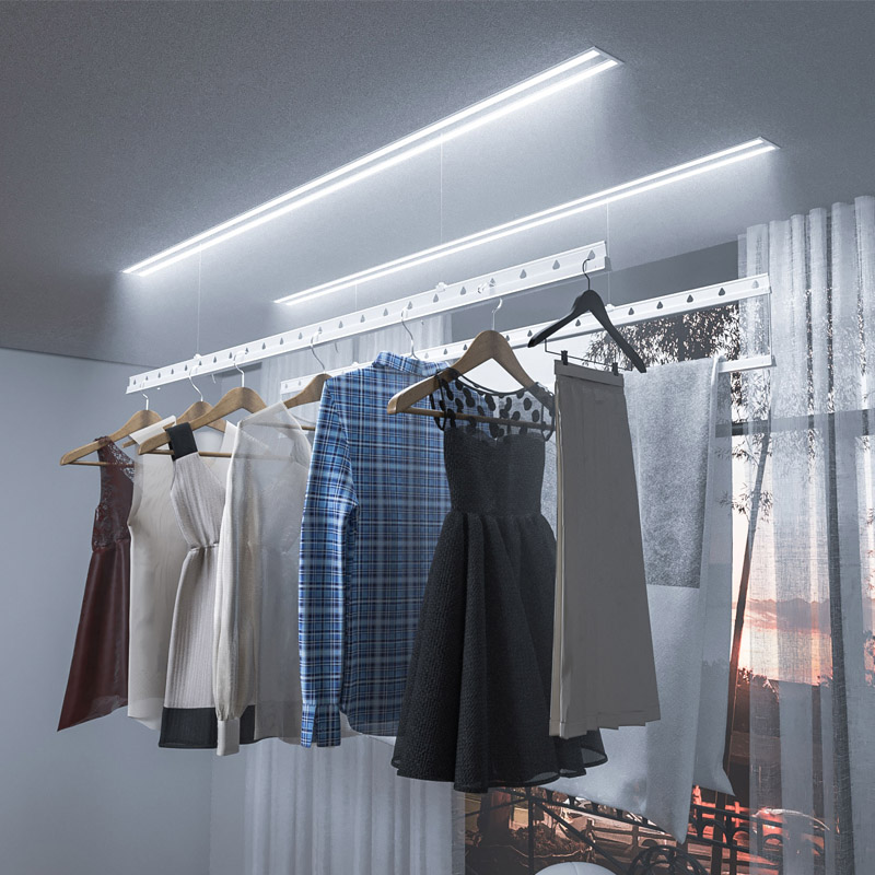 Smart Home Laundry - Electric Clothes Drying Laundry Rack Smart