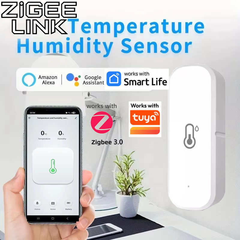 Smart Home Improvement - Support Tuya Zigbee 3.0 Temperature Humidity