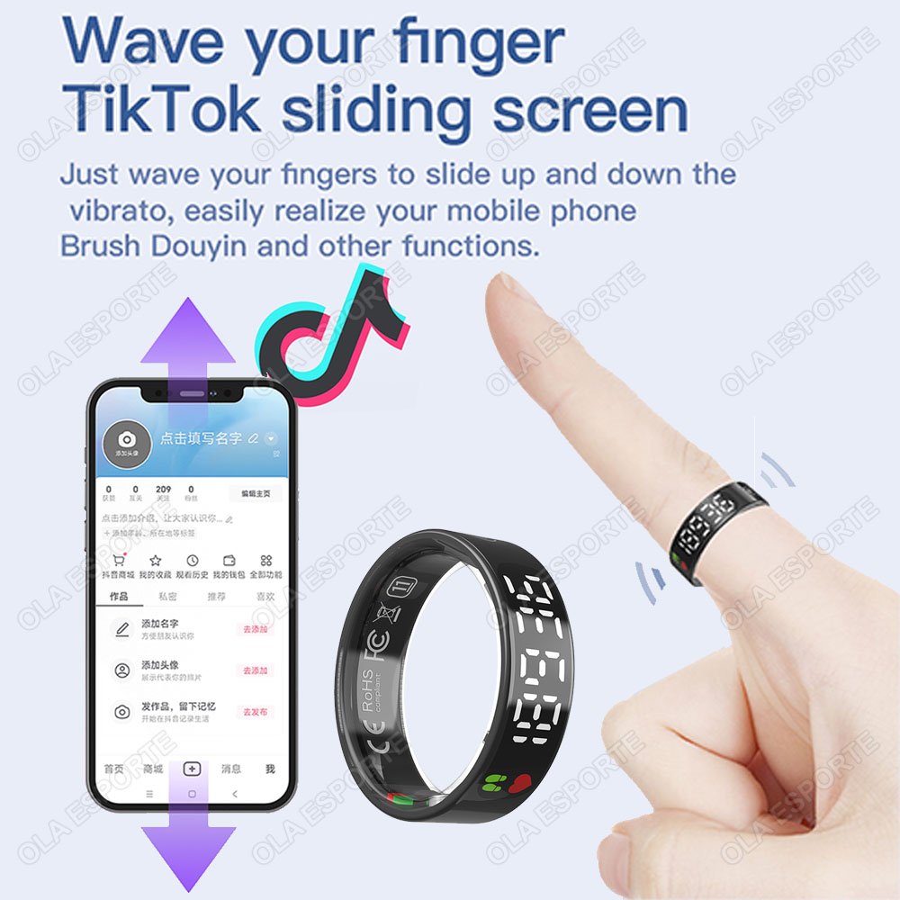 SR08 Smart Ring with Charging  - Smart Home Trainer review and price
