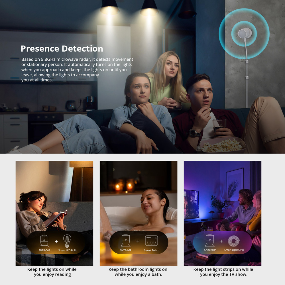 SONOFF SNZB-06P Zigbee Human P - Smart Home Retrofit review and price