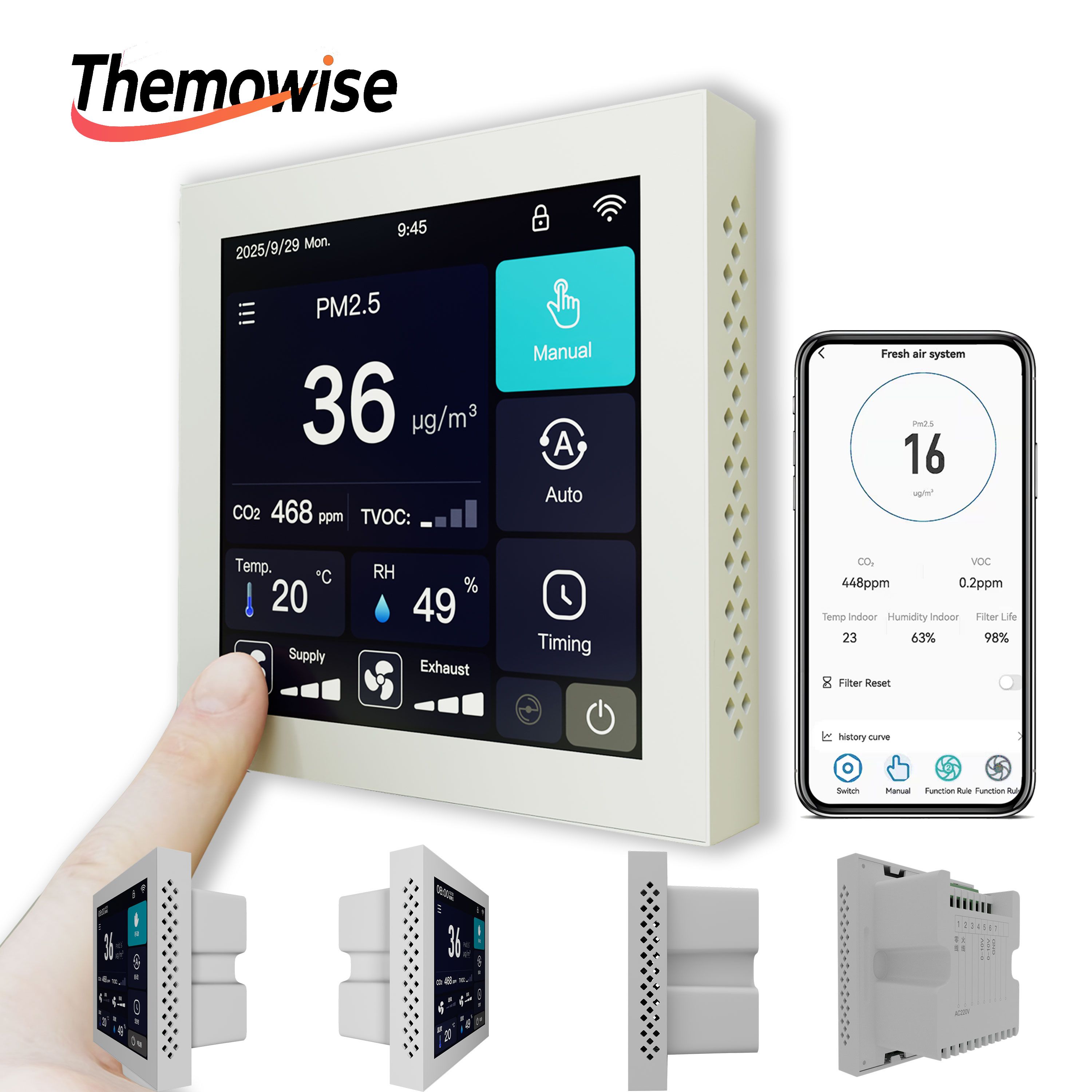 WIFI Home Smart Air Quality Ma - Smart Home Ventilation review and price