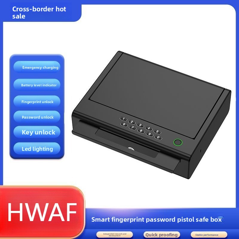 Smart Fingerprint Handgun Safe - Smart Home Box review and price