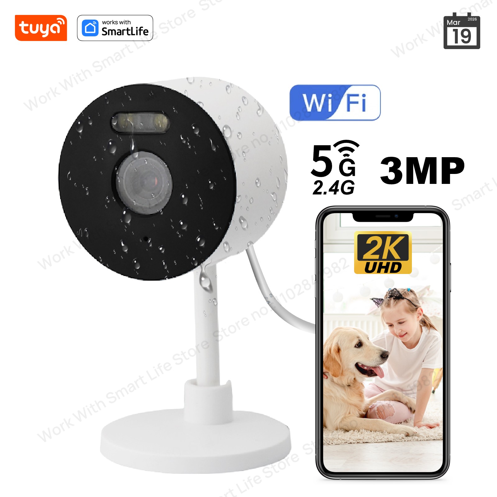 3MP HD Tuya Smart Indoor/Outdo - Smart Elderly Home review and price