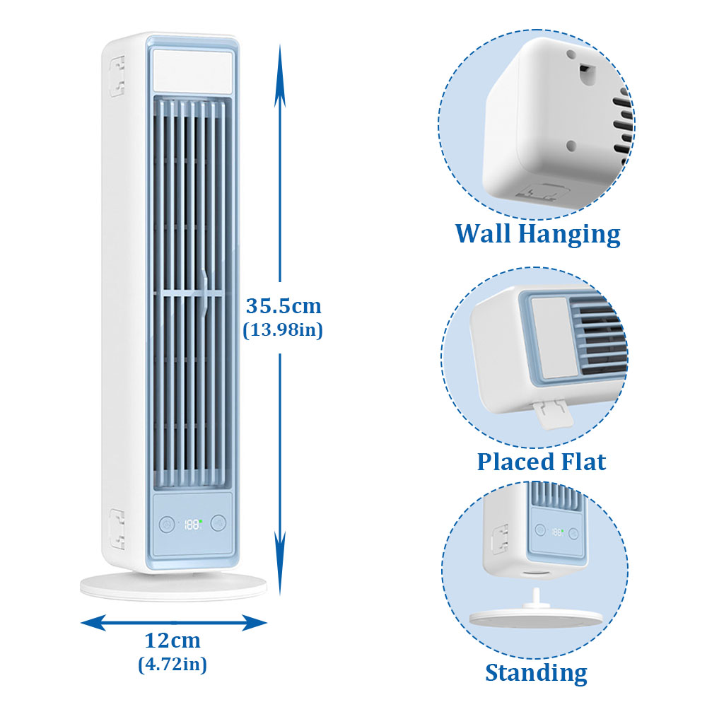 3600mAh USB Rechargeable Tower - Smart Home Ventilation review and price