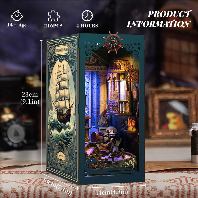 3D Wooden DIY Bookend Puzzle H - Smart Home Vimar review and price