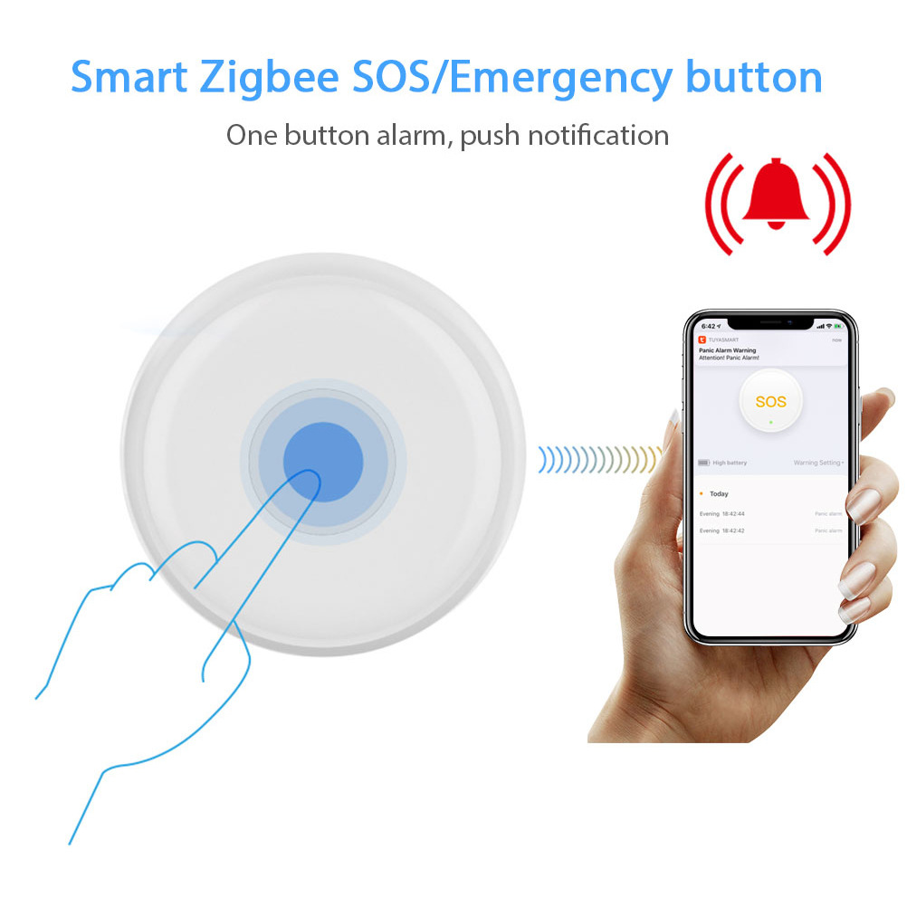 Wireless Panic Button Tuya Old - Smart Elderly Home review and price