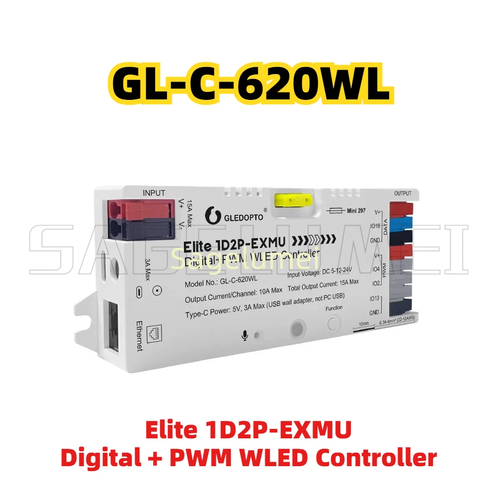 WLED Controller Elite 1D2P-EXM - Wifi Led Dimmer review and price
