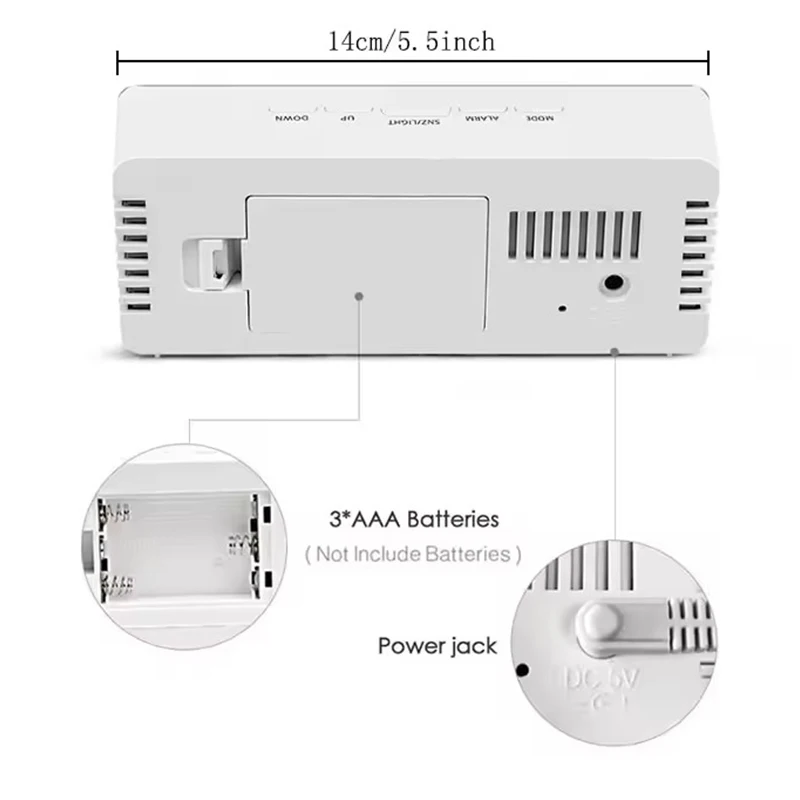 1Pc White Digital Clock LED Mi - Smart Home Retrofit review and price