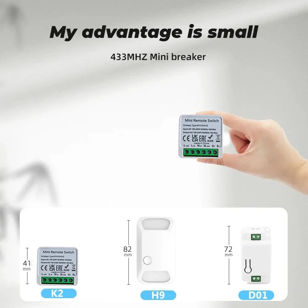 433Mhz RF 86 Wall Panel Switch - Smart Home Ventilation review and price