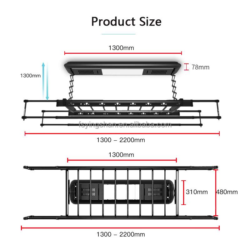 Smart Drying Rack Custom Wall  - Smart Home Laundry review and price