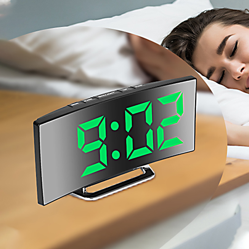 LED Digital Alarm Clock Curved - Smart Home Retrofit review and price