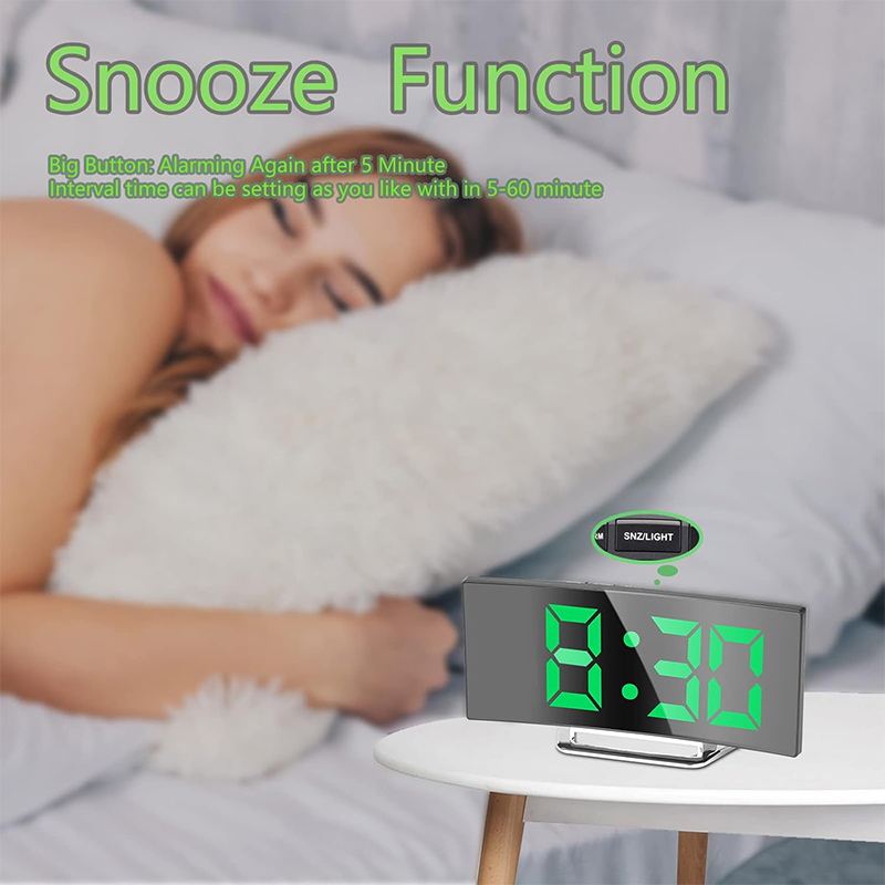 LED Digital Alarm Clock Curved - Smart Home Retrofit review and price