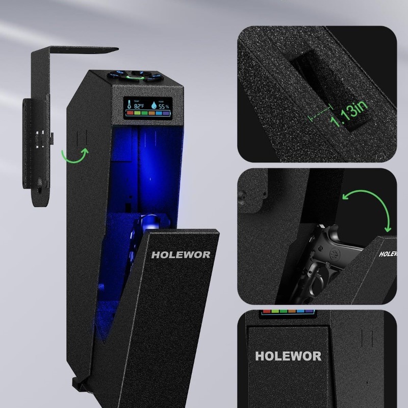Smart Fingerprint Handgun Safe - Smart Home Box review and price